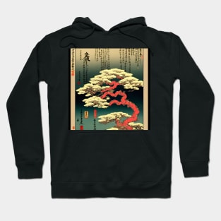 Vivid Bonsai Tree Shido Art Print Hoodie